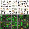 10 Sheets Temporary Tattoos for Party Favors Gifts, and Decorations (Luminous) view 1