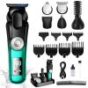 BILLAR 6 in 1 Professional Mens Grooming Kit for Mustache,Body, 17 Piece All-in-One Mens Grooming Kit and Hair Clipper, Nose, Ear,Body and Face, Electric Razor with Type-C Recharge Dock view 1