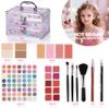 Hot Sugar Makeup Kit for Teens with Unicorn Train Case, Portable Beginner Makeup Gift Set, Makeup Beauty Kit for Girls view 3