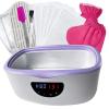 KmaxShip Paraffin Wax Machine for Hand and Feet - 5000ml Large Capacity Paraffin Treatment Wax Warmer with 3.85 lbs Refills, Moisturizing 213pcs Kit Paraffin Hand Wax Machine view 1