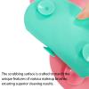 4 Pcs Silicone Makeup Brush Cleaning Mat Portable Makeup Brush Cleaning Mat with Suction Cup, Washing Tool for Makeup Brushes, Large and Small Sizes (Green and Pink) view 3