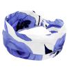 1 Pack Watercolor Art Flowers Elastic Soft Fabric Non-Slip Women's Fashion Headbands - Soft, Wide, and Stylish for All Occasions view 1