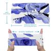 1 Pack Watercolor Art Flowers Elastic Soft Fabric Non-Slip Women's Fashion Headbands - Soft, Wide, and Stylish for All Occasions view 3