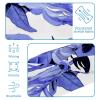 1 Pack Watercolor Art Flowers Elastic Soft Fabric Non-Slip Women's Fashion Headbands - Soft, Wide, and Stylish for All Occasions view 4