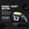BLKBEARD ESTHETICS Organic Beard Care Kit, Daily Moisturizer, Rosemary Mint Growth Oil, Gentle Cleansing Wash, Beard Balm, Natural Skincare for Men (Beard & Body Balm) view 3