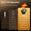 2026 New Head Shaver for Bald Men - Trimcoo 5-in-1 Magnetic Electric Trimmer with Titanium Blades | Gentle on Sensitive Scalp | IPX7 Waterproof, Powerful 8500 RPM, USB-C Charge & LED Display (Gold) view 3