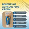 Acnegul Plus Anti-Acne Cream |Anti Acne & Anti Pimple Cream | With Botanical Actives Vitamins | Mineral oil free Paraben free | for all skin | Daily Face Treatment | 30g view 3