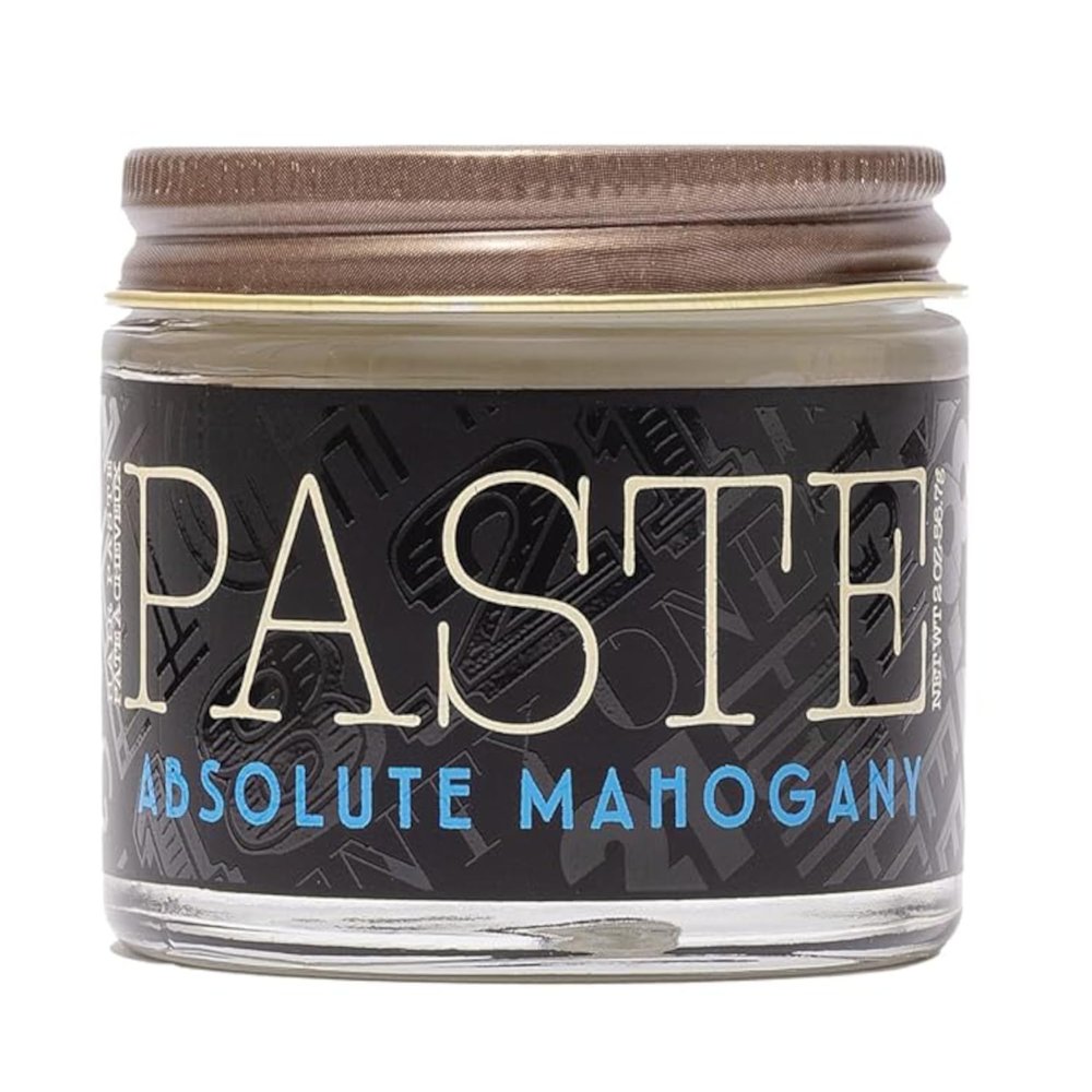 18.21 Man Made Hair Styling Product, 2oz. Absolute Mahogany Scent in Paste with Natural Shine Finish
