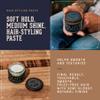 18.21 Man Made Hair Styling Product, 2oz. Absolute Mahogany Scent in Paste with Natural Shine Finish view 2
