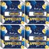 30 Pack Christmas Thank You Lip Balm Gifts Bulk, Blue Gold Winter Lip Balm Gifts, Appreciation Party Favor for Women Man Coworker Employee We Appreciate You Baby Shower Birthday Party Supplies view 1