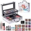 Hot Sugar Makeup Kit for Girls, Kids Makeup Set with Mermaid Train Case Includes Eyeshadow Palette, Blush, Lipstick, Lip Pencil, Eye Pencil view 1