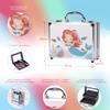 Hot Sugar Makeup Kit for Girls, Kids Makeup Set with Mermaid Train Case Includes Eyeshadow Palette, Blush, Lipstick, Lip Pencil, Eye Pencil view 3