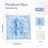 2 Pcs Bath Sponge with Drawstring,That Holds Bar Soap,for Cleansing and Smooth Skin,2 in 1 Loofah Washcloth Combo Soap Bar Loofah(White, Blue) view 2