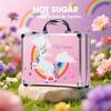 Hot Sugar Makeup Kit for Girls, Kids Makeup Set with Unicorn Train Case Includes Eyeshadow Palette, Blush, Lipstick, Lip Pencil, Eye Pencil view 4