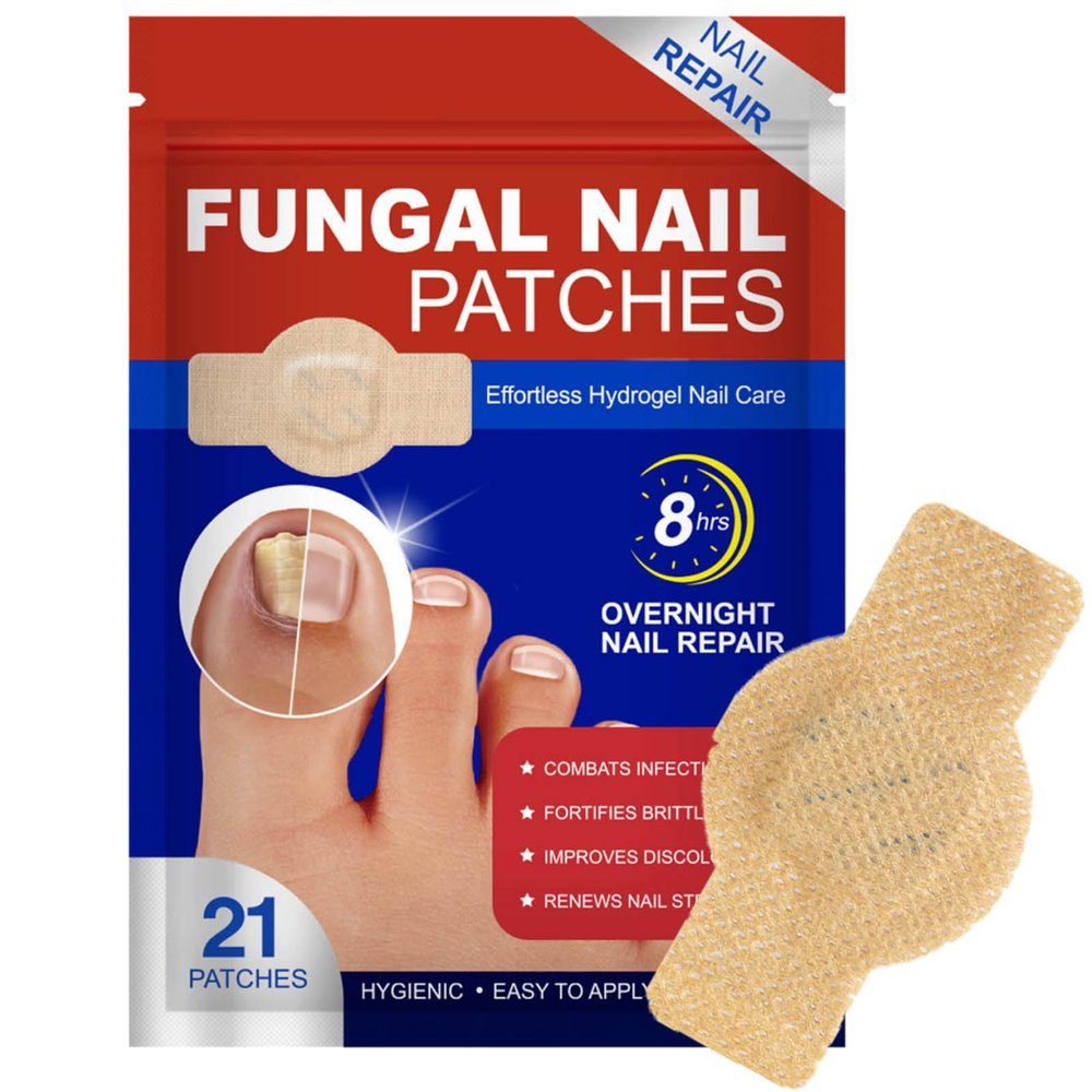 Nail Patches for 8-Hour Overnight Fast Hydrogel Nail Care, Keeps Feet Fresh & Dry All Day  Men & Women (1)