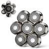 7 Blade Floating Replacement Shaving Head, Washable Shaver Blade Heads Replacement for Head Shaver, Wet & Dry Compatible for Rotary Shavers view 1