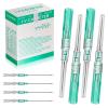 IV Catheter Piercing Needles 50Pcs - Combofix 18G Catheter Needles Kit for Ear Nose Lip Belly Navel Body Piercing Needles Hollow IV Start Kits Piercing Supplies Tools view 1