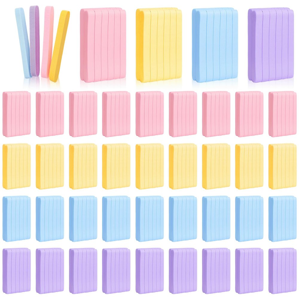 480 Pcs Compressed Facial Sponges Round Makeup Removal Sponge Pads for Washing Face Reusable Cleansing Exfoliating Spa Sponge for Women Esthetician Beauty Supplies (4 Colors)