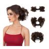 BWQZXES Hair bun Messy Bun Hair Clip Easy-to-use Claw Clip Hairpiece Versatile Hairstyles Fluffy Wig for Thin or Thick view 3