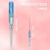 IV Catheter Piercing Needles 50Pcs - Combofix 22G Catheter Needles Kit for Ear Nose Lip Belly Navel Body Piercing Needles Hollow IV Start Kits Piercing Supplies Tools view 3