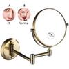 VHTLXPJHO Wall Mounted Makeup Mirrors Magnifying Extend Sturdy Adjustable Cosmetic Mirror Bathroom Shaving Vanity Mirror(7X,8inch) view 2