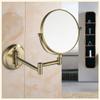 VHTLXPJHO Wall Mounted Makeup Mirrors Magnifying Extend Sturdy Adjustable Cosmetic Mirror Bathroom Shaving Vanity Mirror(7X,8inch) view 3