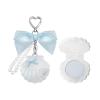 Flower Knows Shell's Jewel Highlighter Balm,Cute Bag Charm Keychain,Glitter Pearly Highlighter Makeup,Natural Glow Finish,Long Lasting Face Illuminator,Gift for Women,Girls,0.11 oz(Blue Tears) view 1