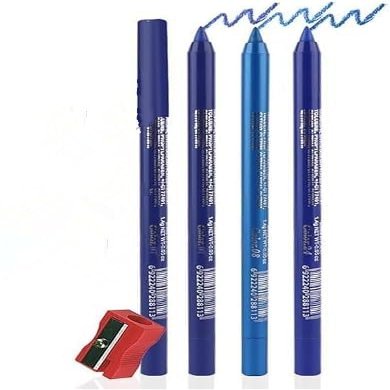 Colored Gel Glitter Eyeliner Pencils Pen Set, 3 Pcs Eyeliner Waterproof Lip Liner Eye Shadows Eyebrow Pencils Pen Eye Makeup (07#+08#+24#)