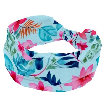 1 Pack Wide Headbands For Women Elastic Headband Art Leaf-181 Head Bands Women's Hair Band Turban Workout Soft Sweat Hairband Accessories