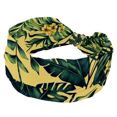 1 Pack Colored Leaves-168 Elastic Soft Fabric Non-Slip Women's Fashion Headbands - Soft, Wide, and Stylish for All Occasions