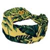 1 Pack Colored Leaves-168 Elastic Soft Fabric Non-Slip Women's Fashion Headbands - Soft, Wide, and Stylish for All Occasions view 1