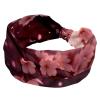 1 Pack Headbands for Women Non Slip Elastic Sports Hair Bands for Women, Soft Cloth Headband for Workout Yoga Fashion Hair Accessories,Pink Art Cherry Blossom-446 view 1