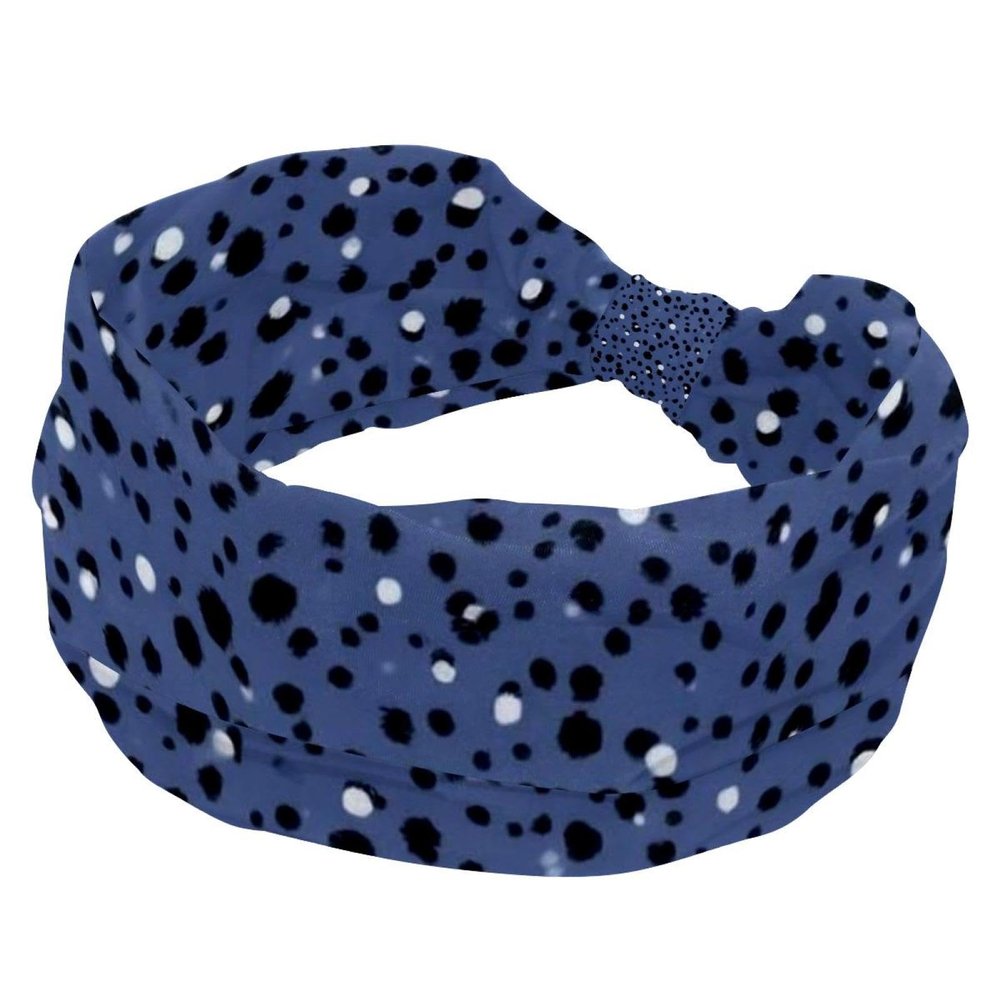 1 Pack Headbands for Women Non Slip Elastic Sports Hair Bands for Women, Soft Cloth Headband for Workout Yoga Fashion Hair Accessories,Art Leopard Print-1088