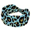 1 Pack Colored Leopard Print-1080 Elastic Soft Fabric Non-Slip Women's Fashion Headbands - Soft, Wide, and Stylish for All Occasions view 1