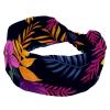 1 Pack Art Leaf-204 Elastic Soft Fabric Non-Slip Women's Fashion Headbands - Soft, Wide, and Stylish for All Occasions view 1