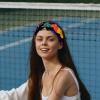 1 Pack Art Leaf-204 Elastic Soft Fabric Non-Slip Women's Fashion Headbands - Soft, Wide, and Stylish for All Occasions view 2