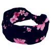 1 Pack Headbands for Women Non Slip Elastic Sports Hair Bands for Women, Soft Cloth Headband for Workout Yoga Fashion Hair Accessories,Pink Art Cherry Blossom-473 view 1
