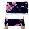 1 Pack Headbands for Women Non Slip Elastic Sports Hair Bands for Women, Soft Cloth Headband for Workout Yoga Fashion Hair Accessories,Pink Art Cherry Blossom-473 view 3