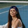 1 Pack Pink Art Flamingo-498 Elastic Soft Fabric Non-Slip Women's Fashion Headbands - Soft, Wide, and Stylish for All Occasions view 2