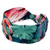 1 Pack Headbands for Women Non Slip Elastic Sports Hair Bands for Women, Soft Cloth Headband for Workout Yoga Fashion Hair Accessories,Pink Art Flamingo-524 view 1