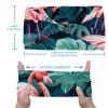 1 Pack Headbands for Women Non Slip Elastic Sports Hair Bands for Women, Soft Cloth Headband for Workout Yoga Fashion Hair Accessories,Pink Art Flamingo-524 view 3