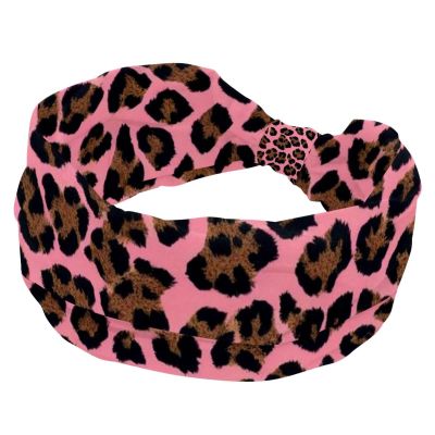 1 Pack Wide Headbands For Women Elastic Headband Art Leopard Print-1129 Head Bands Women's Hair Band Turban Workout Soft Sweat Hairband Accessories