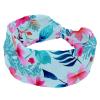 1 Pack Art Leaf-183 Elastic Soft Fabric Non-Slip Women's Fashion Headbands - Soft, Wide, and Stylish for All Occasions view 1