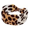 1 Pack Wide Headbands For Women Elastic Headband Art Leopard Print-1102 Head Bands Women's Hair Band Turban Workout Soft Sweat Hairband Accessories view 1