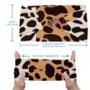 1 Pack Wide Headbands For Women Elastic Headband Art Leopard Print-1102 Head Bands Women's Hair Band Turban Workout Soft Sweat Hairband Accessories view 3