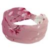 1 Pack Headbands for Women Non Slip Elastic Sports Hair Bands for Women, Soft Cloth Headband for Workout Yoga Fashion Hair Accessories,Aesthetic Pink Cherry Blossom-482 view 1