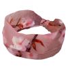 1 Pack Headbands for Women Non Slip Elastic Sports Hair Bands for Women, Soft Cloth Headband for Workout Yoga Fashion Hair Accessories,Pink Art Cherry Blossom-428 view 1