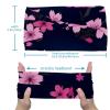 1 Pack Wide Headbands For Women Elastic Headband Pink Art Cherry Blossom-478 Head Bands Women's Hair Band Turban Workout Soft Sweat Hairband Accessories view 3
