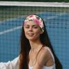 1 Pack Headbands for Women Non Slip Elastic Sports Hair Bands for Women, Soft Cloth Headband for Workout Yoga Fashion Hair Accessories,Art Flower-677 view 2