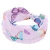1 Pack Headbands for Women Non Slip Elastic Sports Hair Bands for Women, Soft Cloth Headband for Workout Yoga Fashion Hair Accessories,Art Butterfly-1007 view 1